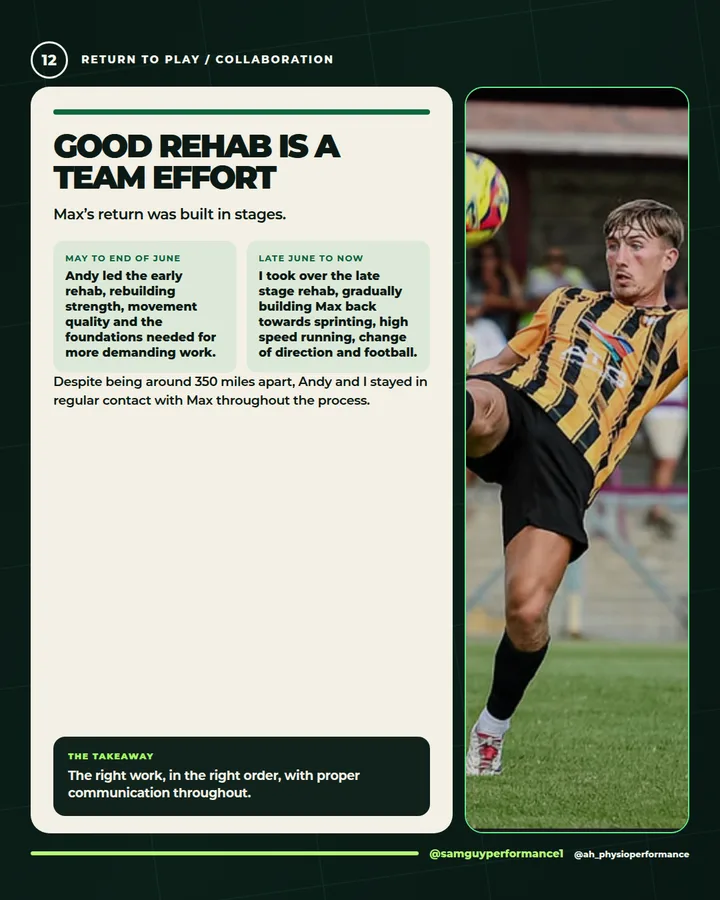 Max Cook rehabilitation collaboration